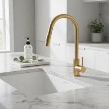 Brushed Gold Kitchen Faucet