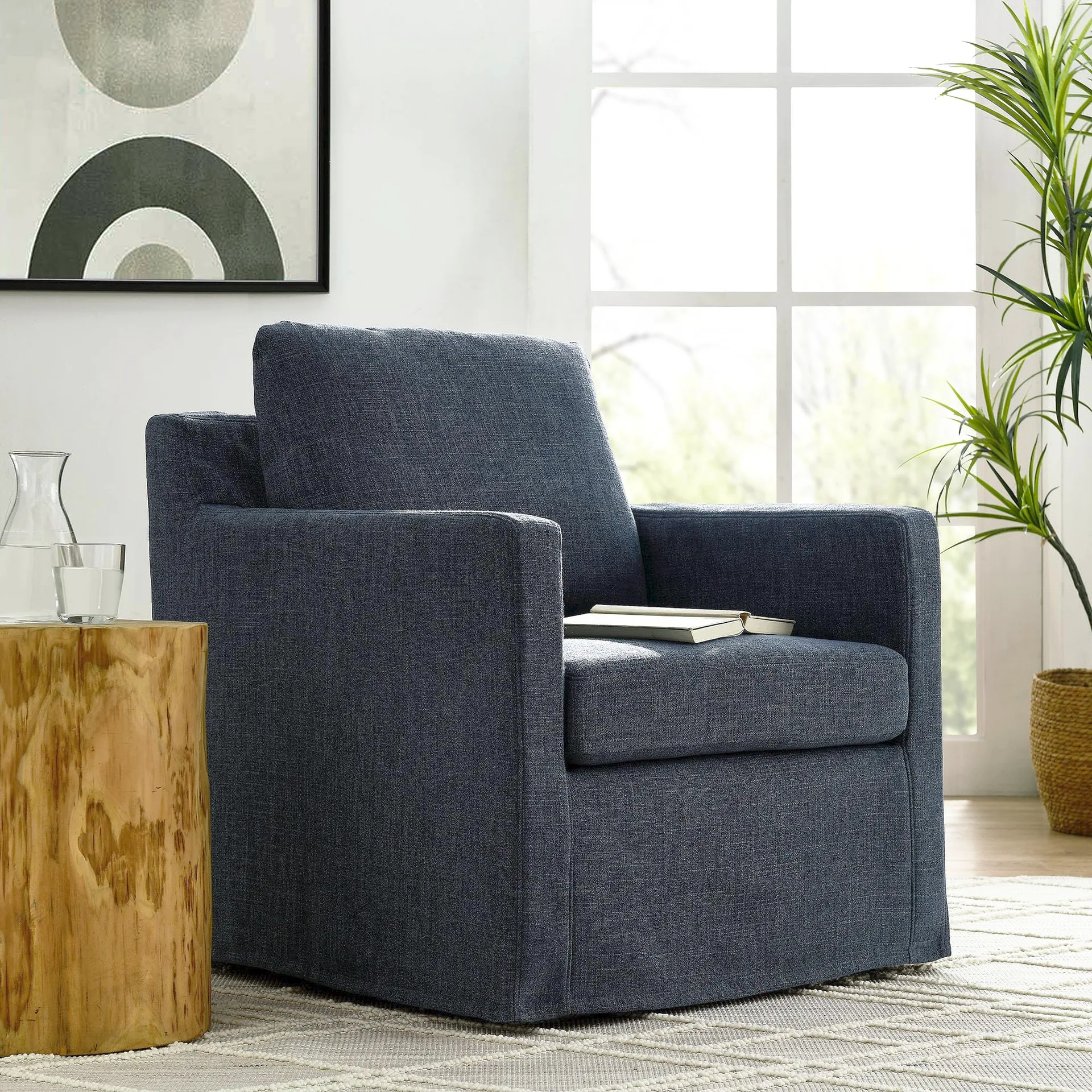 Modway Serene Slipcovered Armchair