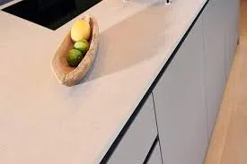 Minimalist Beige Kitchen Island