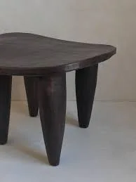 Senufo Wood Sculptural Bench
