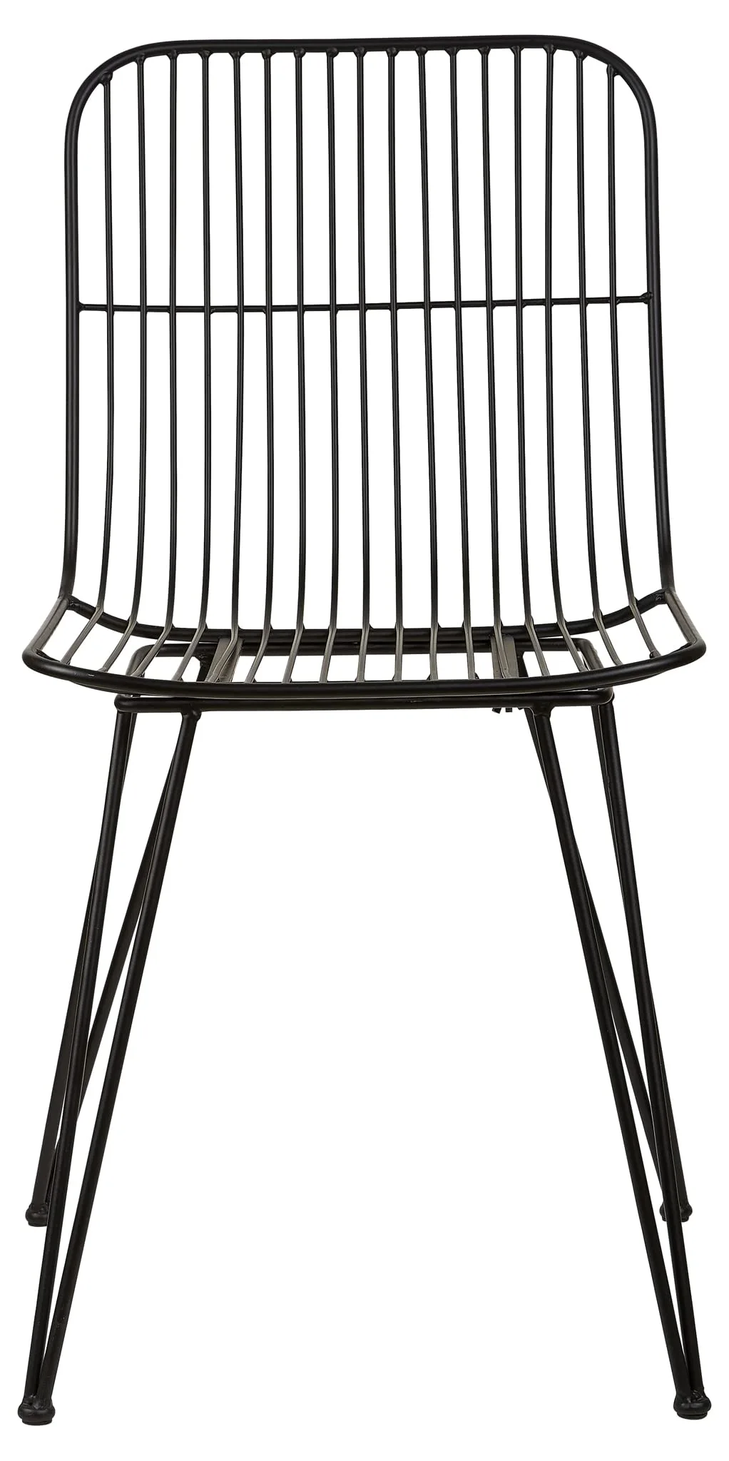 Black Metal Wire Accent Chair