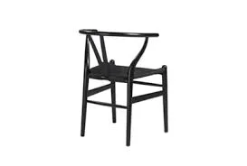 Wishbone Black Wood Dining Chair