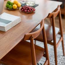 Rectangular Solid Wooden Dining Table