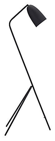 Jamison Matte Black Metal Floor Lamp
