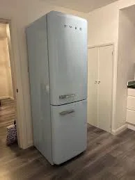 Blue Retro Refrigerator
