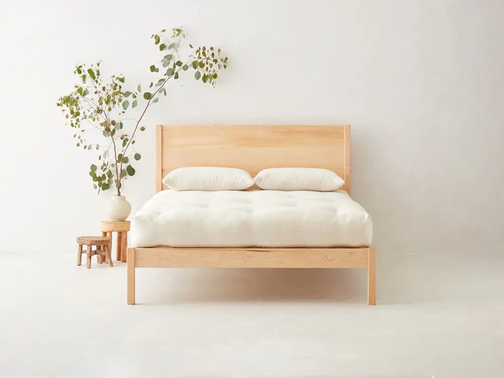 Tenor Natural Oak Wooden Bed Frame