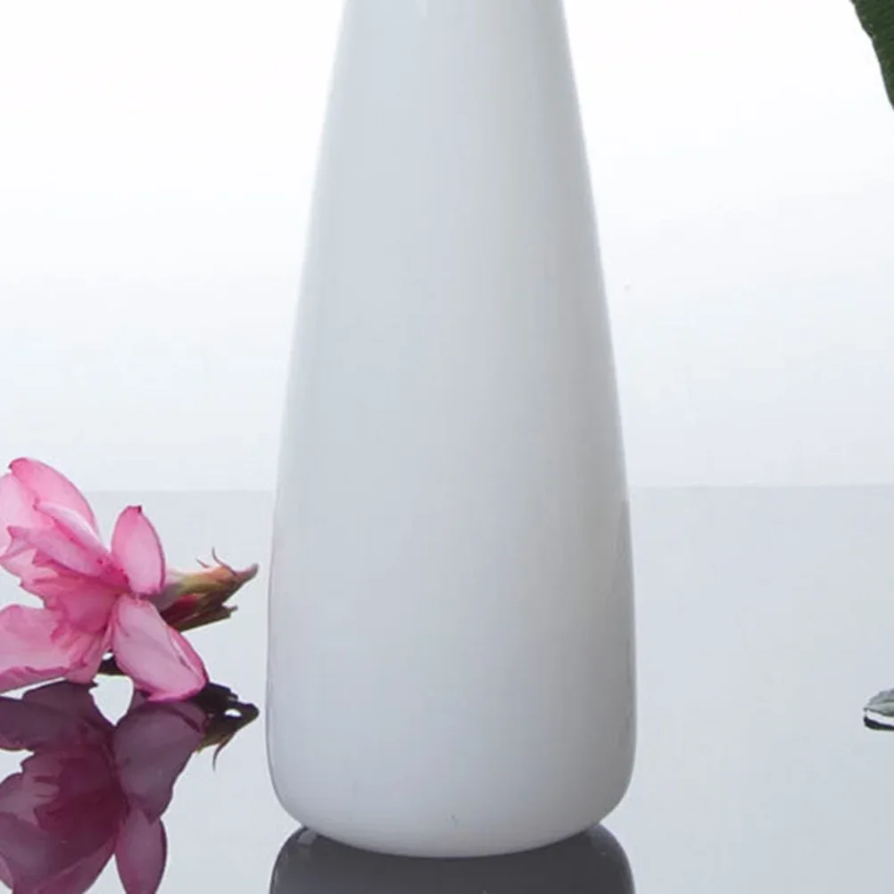 White Glass Decorative Vase