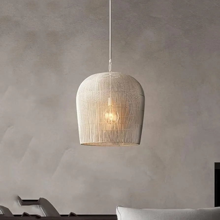 Woven Rattan Pendant Light