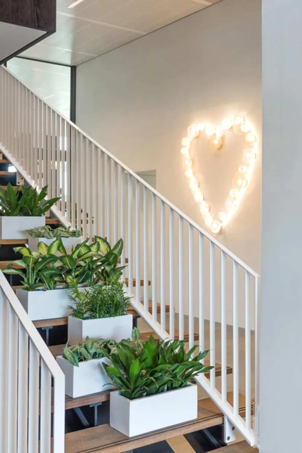 Matte White Rectangular Trough Planter