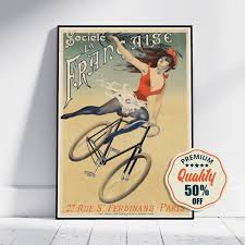 Société La Française Vintage Framed Wall Art