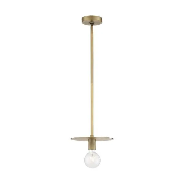 Bizet Minimalist Brass Pendant Light