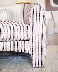 Loza Curved Upholstered Armchair