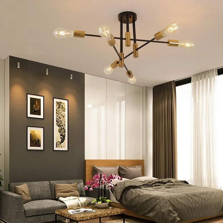 Industrial Sputnik Pendant Light