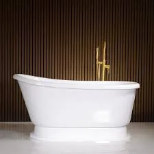 Calypso Iris White Acrylic Freestanding Bathtub