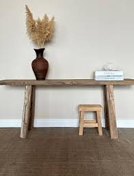 Reclaimed Wood Console Table • Handmade Rustic Furniture