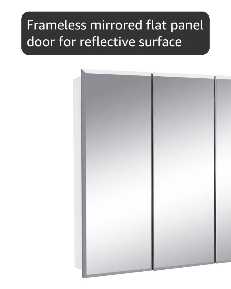 Design House Cyprus Triple Door Medicine Cabinet