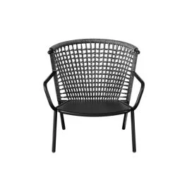 Emu Nef Black Woven Outdoor Armchair