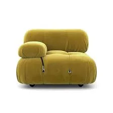 Camaleonda Yellow Velvet Modular Sofa