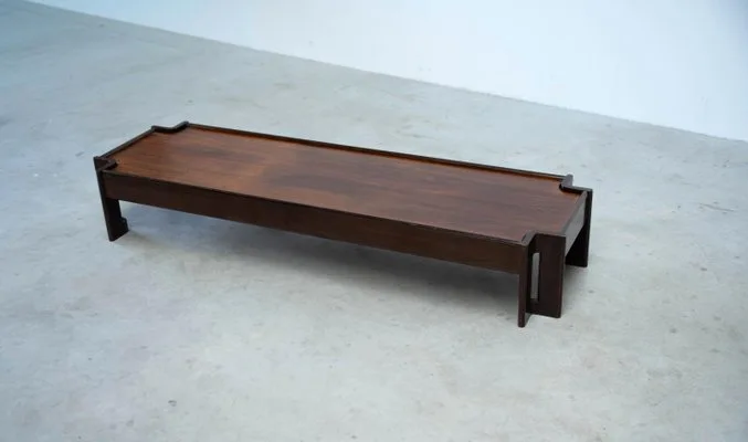 Zelda Mid-Century Modern Rectangular Wood Coffee Table