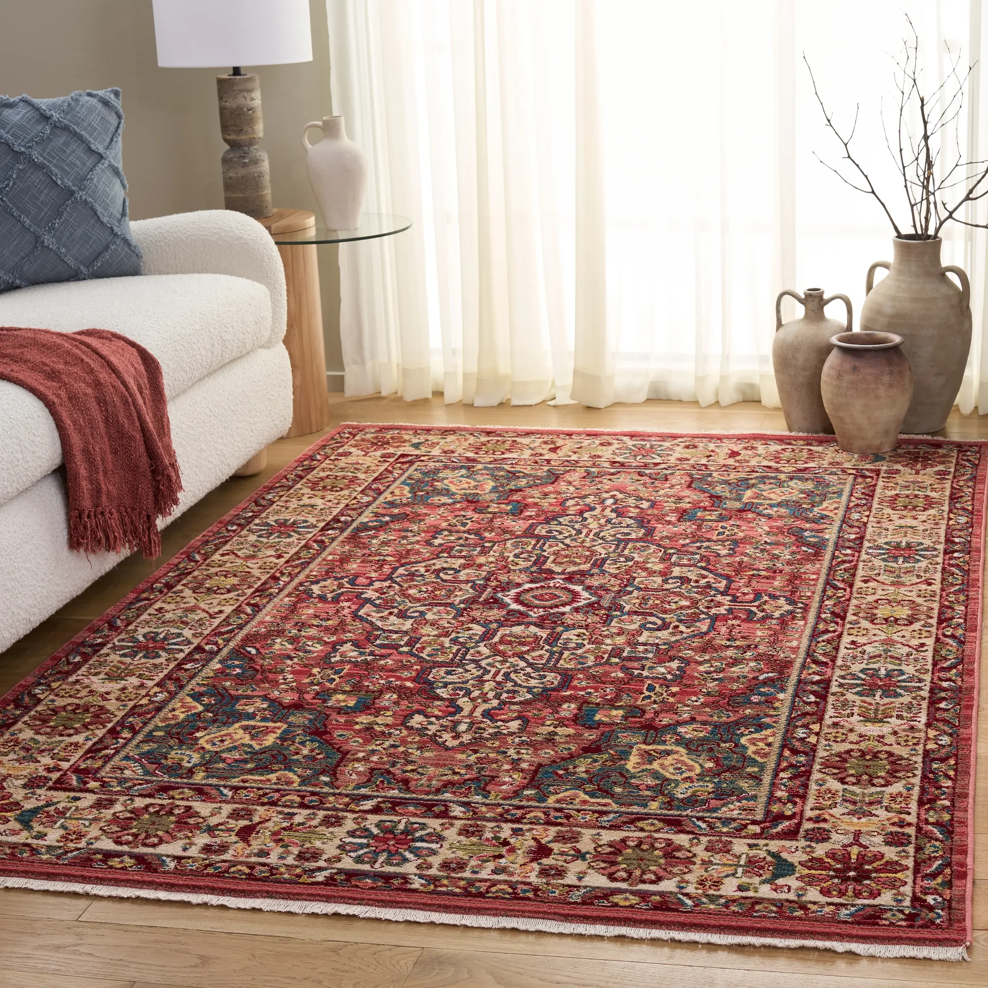 Kashan Marybeth Traditional Area Rug