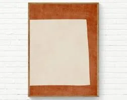Abstract Minimalist Framed Art