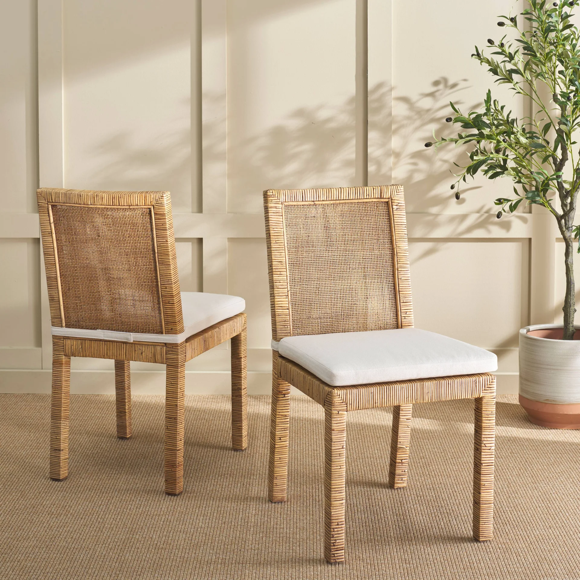 Jessye Natural Cane Dining Chair
