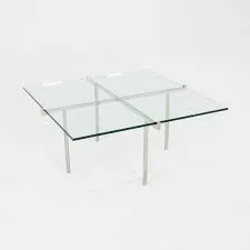 Treitel Gratz Square Steel Coffee Table