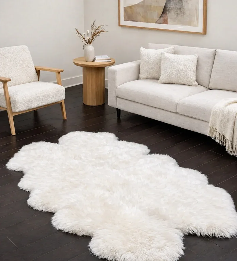 Cream Sheepskin Rug