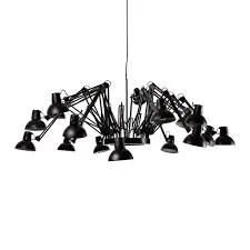 Dear Ingo Black Metal Spider Chandelier