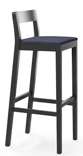Zeitraum Sit Black Wood Counter Stool