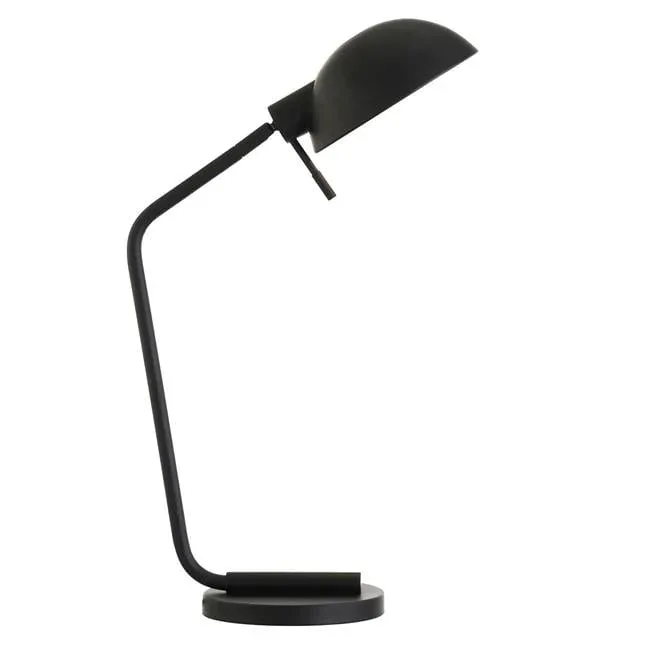 Matte Black Metal Desk Lamp