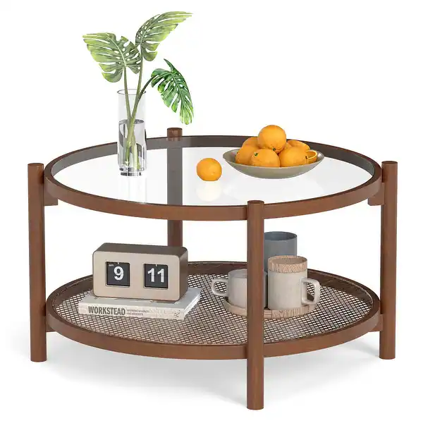 Round Glass Coffee Table