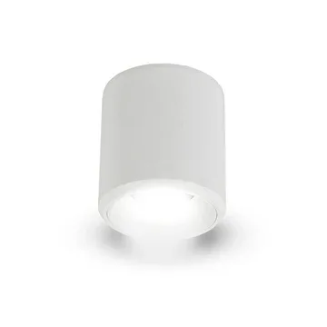 White Cylindrical Ceiling Cylinder Light