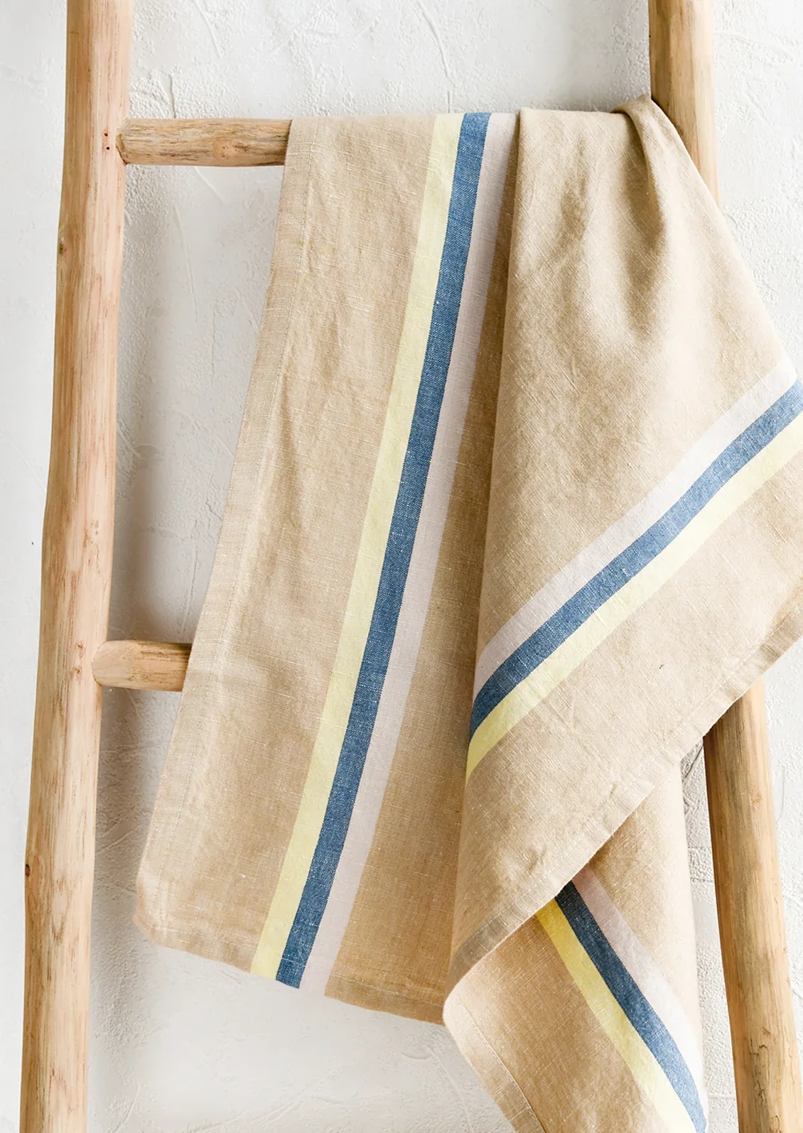 Madeira Stripe Striped Linen Tea Towel