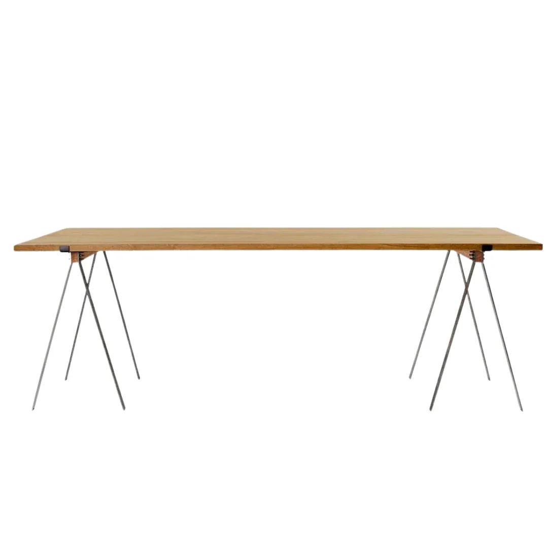 Frama Trestle Table Rectangular Oak Dining Table