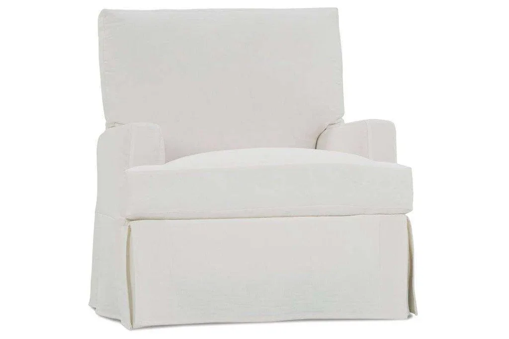 Missy White Slipcovered Armchair