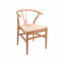 Natural Wood Wishbone Chair
