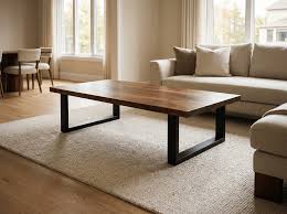 Rectangular Walnut Coffee Table