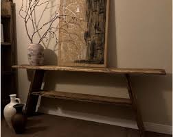 Rustic Reclaimed Wood Console Table