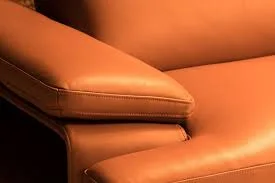 Hugo Brown Leather Sofa