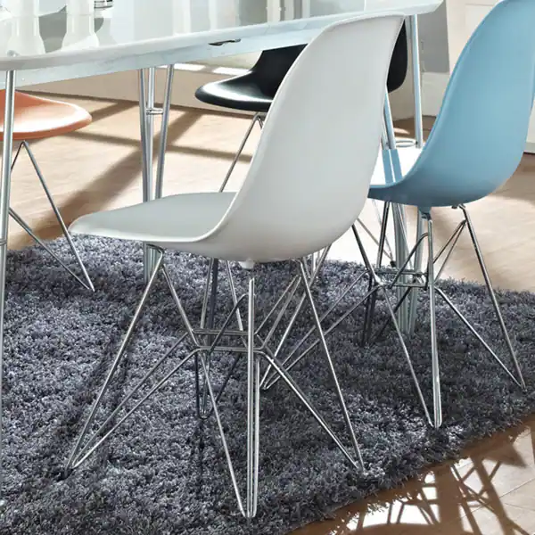 White Molded Shell Chair