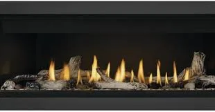 Modern Linear Fireplace