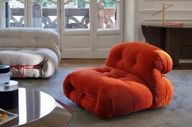 Soriana Orange Modular Lounge Chair