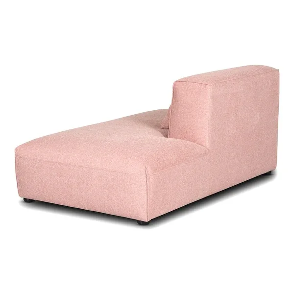 Infina Pink Fabric Modular Ottoman