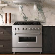 ZLINE Legacy Brushed Steel Gas Range
