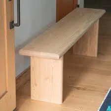 Fundamental Natural Wooden Bench