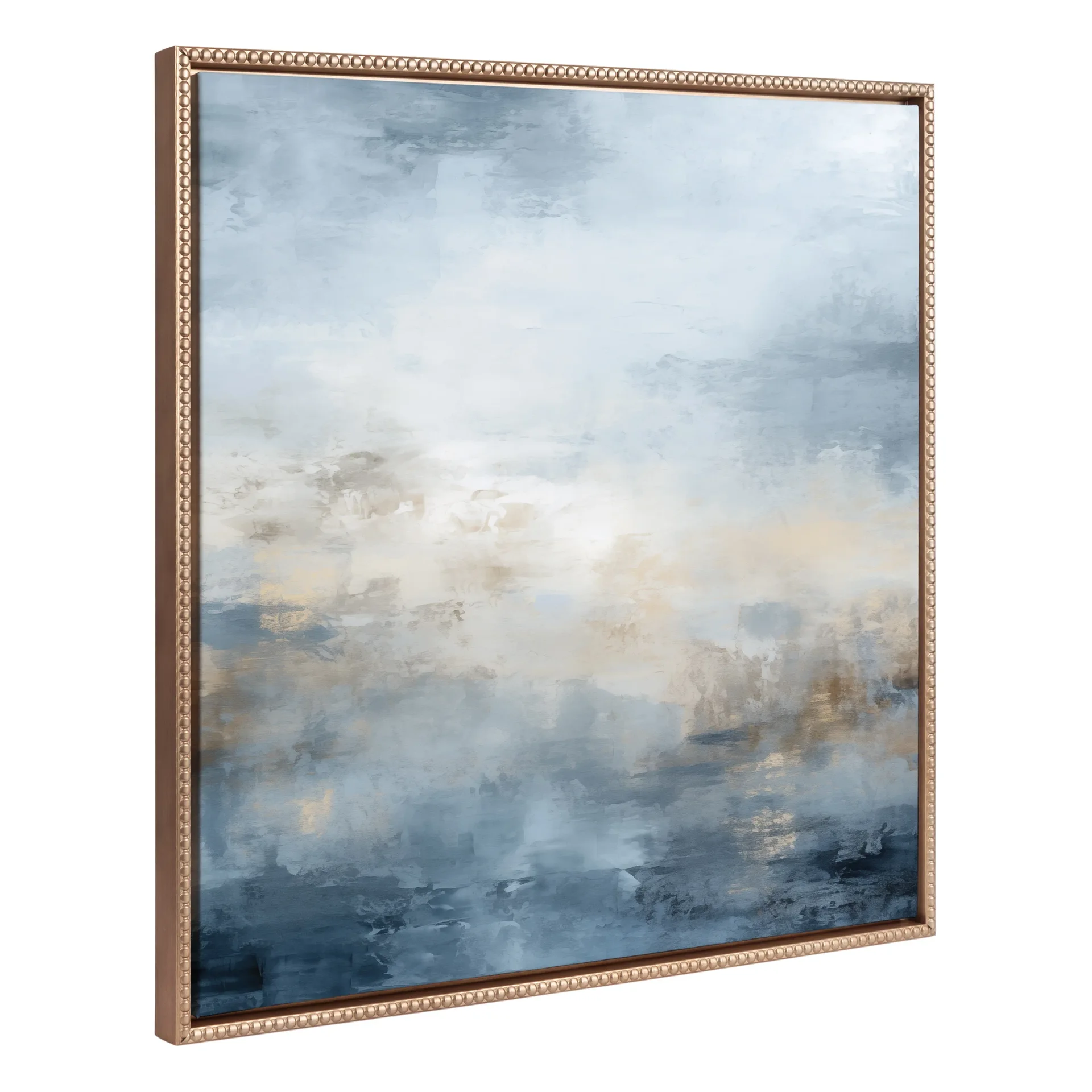 Blue Abstract Framed Wall Art