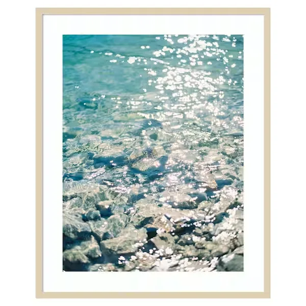 Glacial Water Framed Wall Art