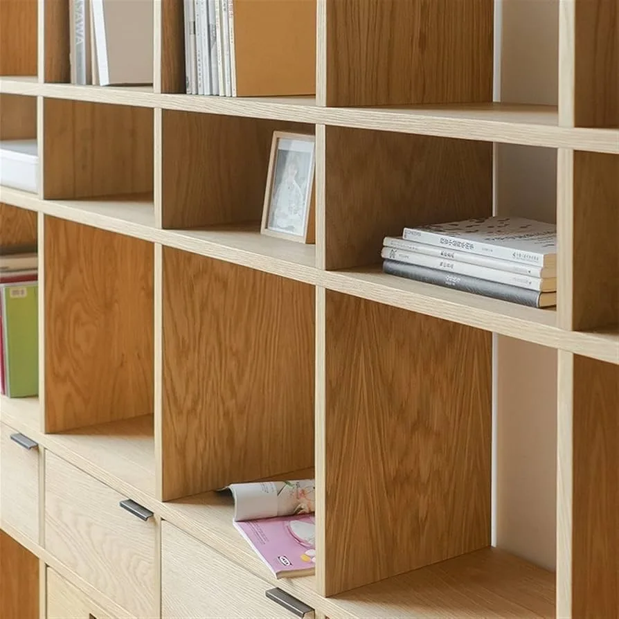 Natural Oak Modular Bookcase