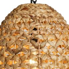 Natural Rattan Woven Pendant Light